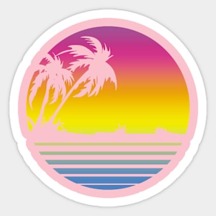 Summer Silhouette Sticker